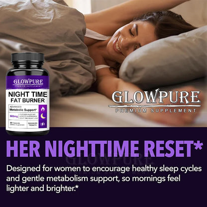Nighttime Fat Burner Capsules – Appetite & Metabolism Support