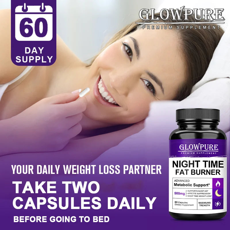 Nighttime Fat Burner Capsules – Appetite & Metabolism Support